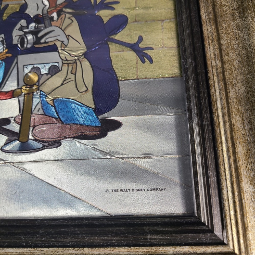 Vintage Disney Dufex Foil Portrait 8x10 Mickey Minnie Donald Goofy Walk of Fame - Picture 2 of 4
